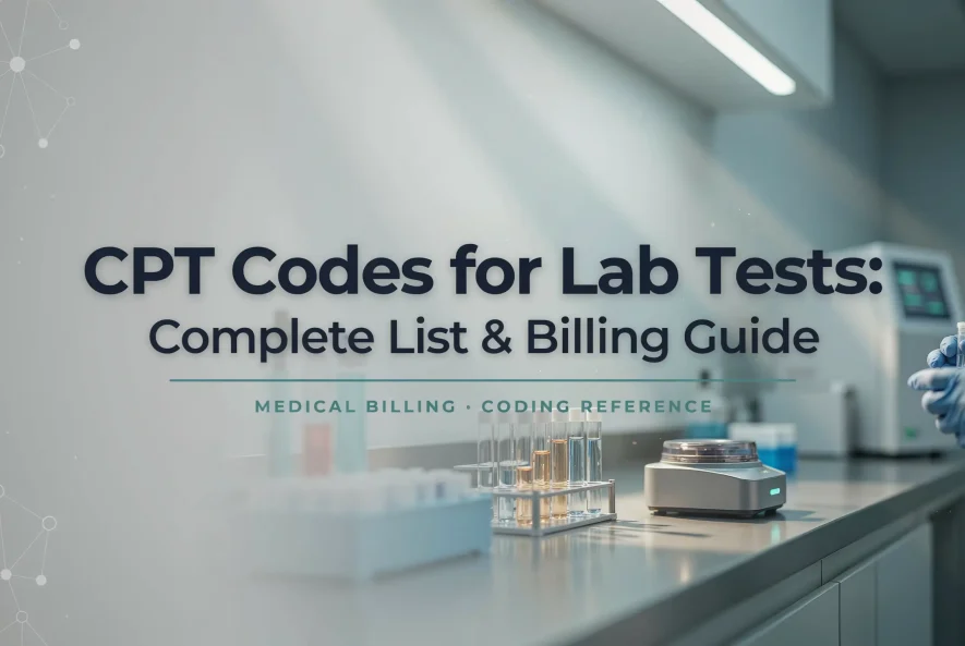 List of CPT codes for lab tests